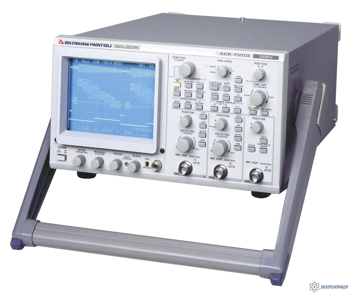 АСК-7203 осциллограф аналоговый | Электронприбор